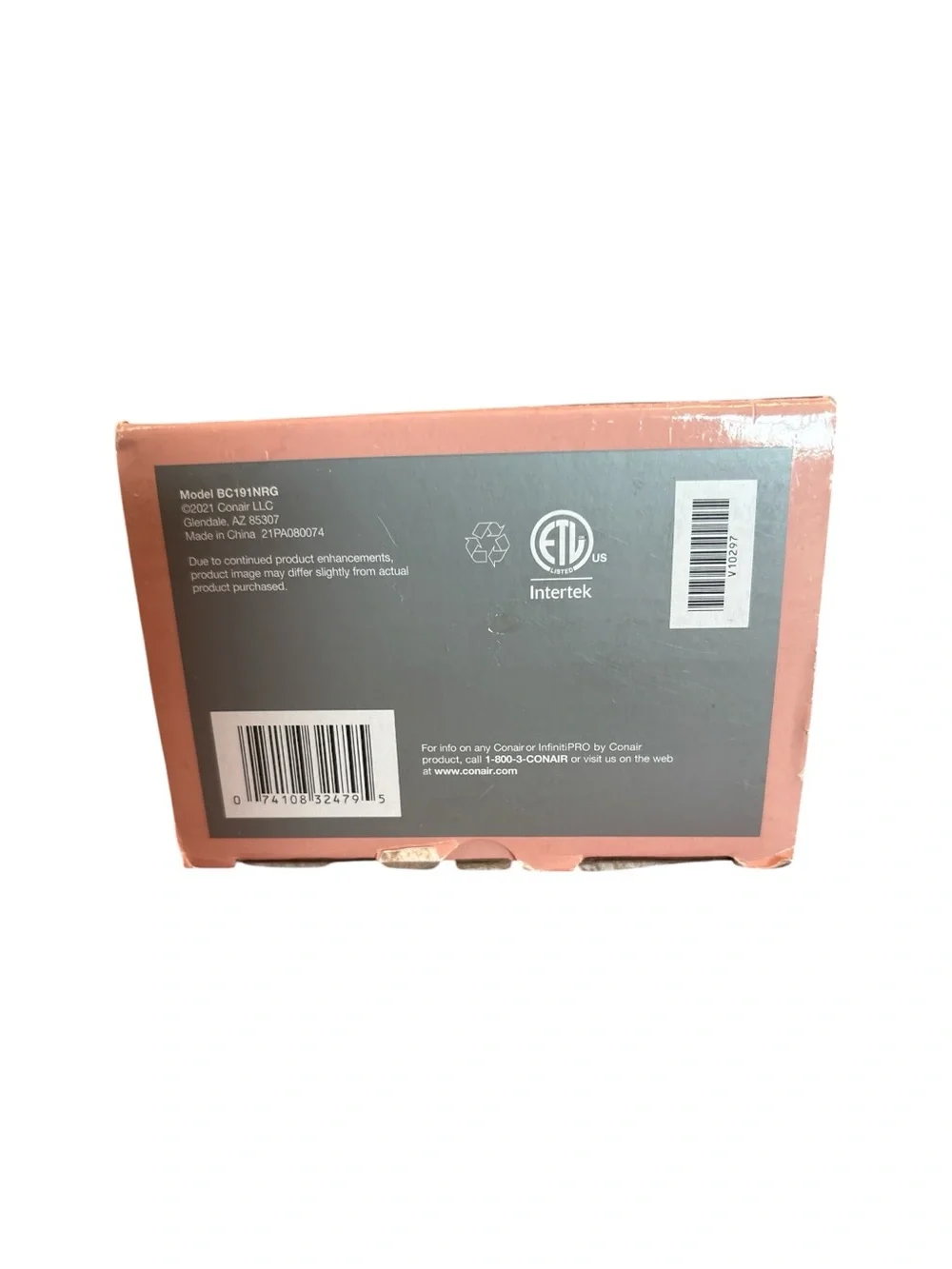 Conair InfinitiPRO 2-in-1 Hot Air Spin Brush Set Open Box